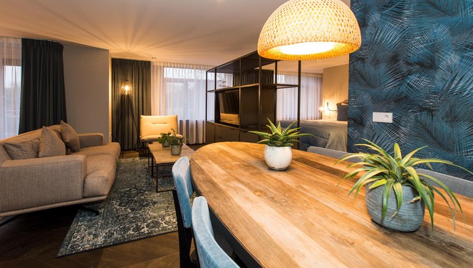 Comfort kamer hotel van der valk stein urmond vakantie badkamer suite familie